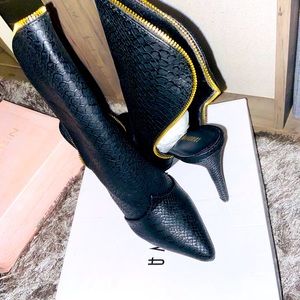 Black & Gold Bootie,